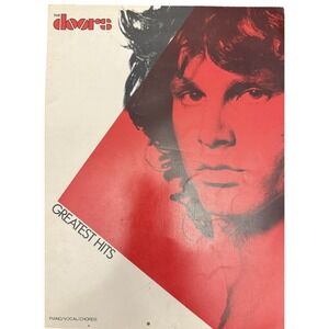 The Doors Greatest Hits 1983 Piano Vocal Chords Songbook Jim Morrison Rock Music